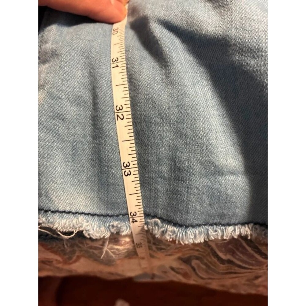 Est 1946 Denim Womens Skirt Maxi panels raw hem size 14 - Picture 11 of 11